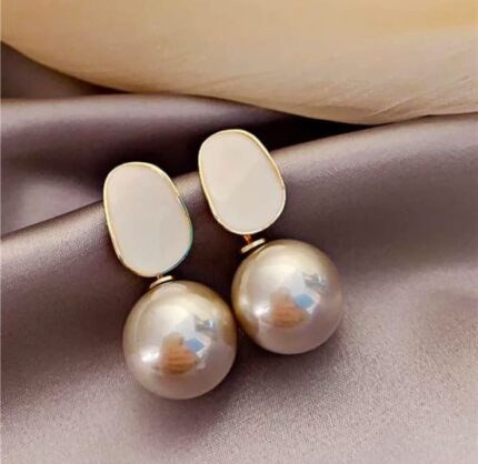 Unique Pearl Drop Korean Earrings