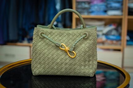 Bottega Handbag - Greyish Green
