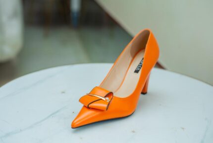 High Heel Shoes - Orange