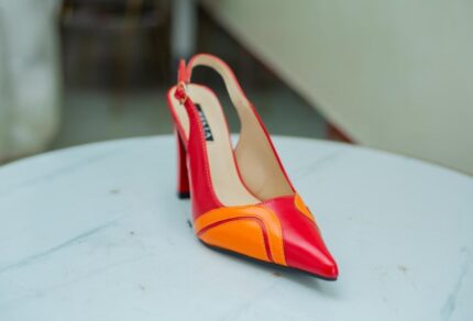 High Heel Sandal - Dual Tone