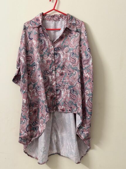 High Low Satin Shirt