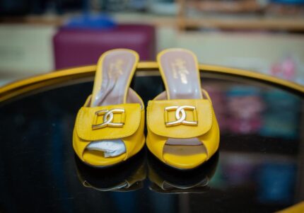 Angelo Cacace Box Heels - Yellow