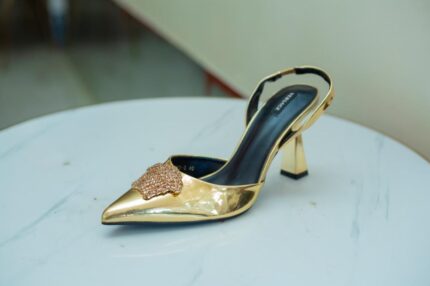 Versace Heels - Golden