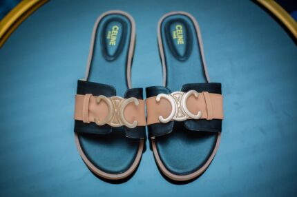 Celine Flats - Brown & Black