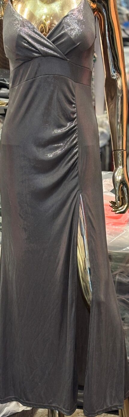 Shein Grey Shiny Dress