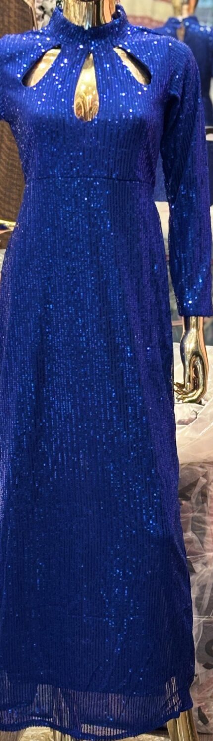 Shein Blue long Gown